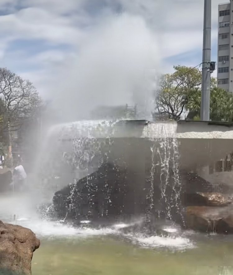 A Praça da Matriz está prestes a receber sua nova fonte luminosa