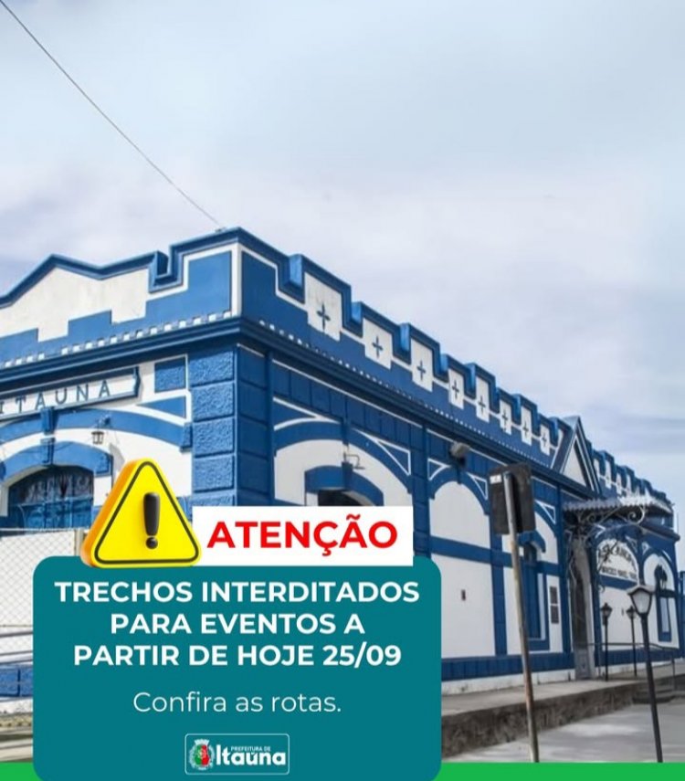 Atenção, motoristas! Mudanças no trânsito de Itaúna devido a festividades religiosas