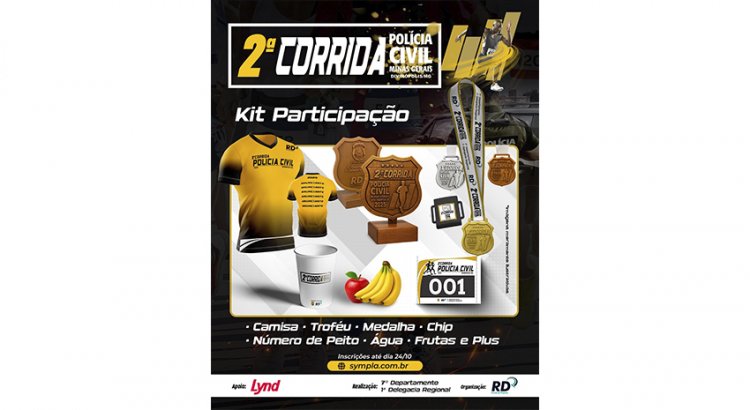 Abertas inscrições para a 2ª Corrida da Polícia Civil