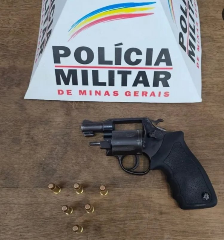 Prisão em Santanense: homem ameaça vítima com revólver por motivação passional