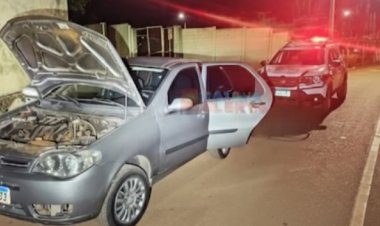 Polícia Recupera carro furtado em Itatiaiuçu, na BR-381