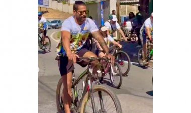 Mais de uma centena de ciclistas participaram do Passeio do Rotary