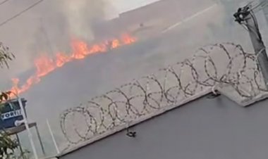 Grande incêndio atingiu proximidades do Morro do Sol em Itaúna