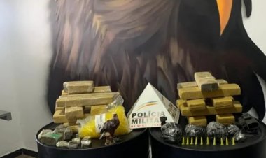 Ofensiva direta contra o tráfico: Operação Tático Móvel apreende maconha, cocaína e munições no Santa Edwirges