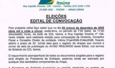 CDL elege nova diretoria em dezembro