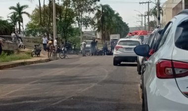 Acidente na avenida São João deixa motociclista ferido em Itaúna