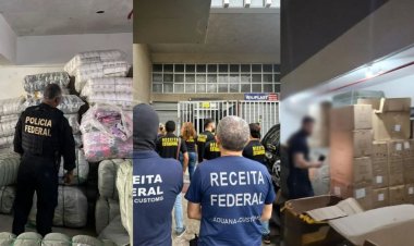 RECEITA FEDERAL - Ação fiscaliza comércio irregular de mercadorias estrangeiras