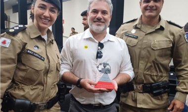 RECONHECIMENTO - Itaunense é  homenageado pela PMMG