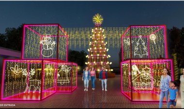 LUZES DE NATAL - Acendimento será  no dia 14 de novembro