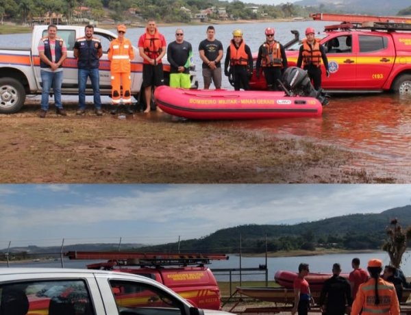 Defesa Civil de Itaúna e Bombeiros aprimoram resgate na barragem do Benfica