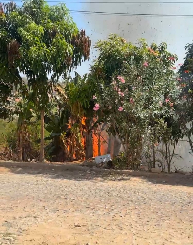 Incêndio em vegetação assusta moradores do Bairro Santa Edwiges