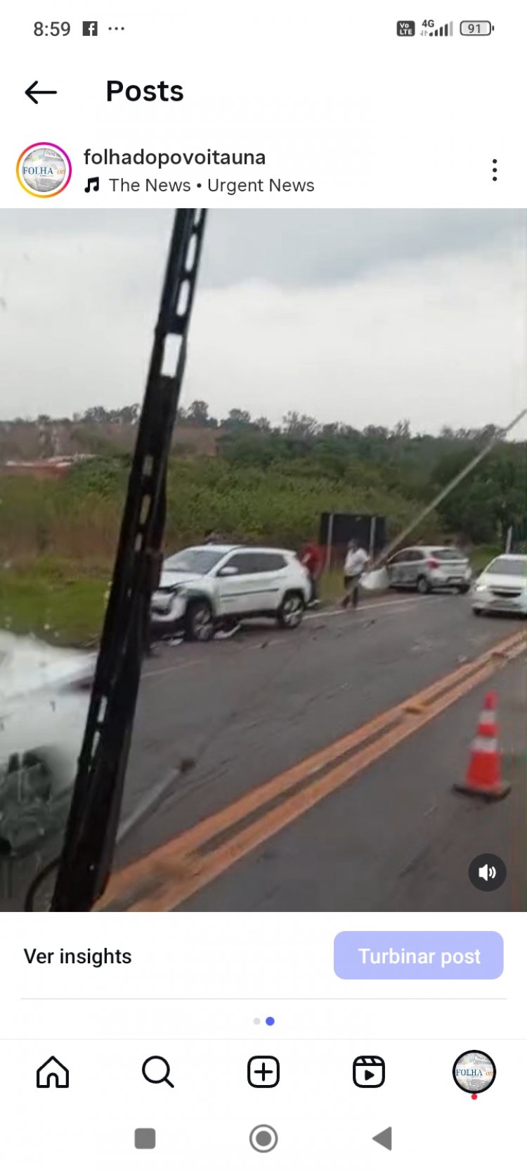Dois acidentes na MG-050 mobilizam Polícia na manhã desta segunda