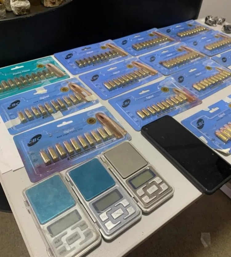 Ofensiva direta contra o tráfico: Operação Tático Móvel apreende maconha, cocaína e munições no Santa Edwirges
