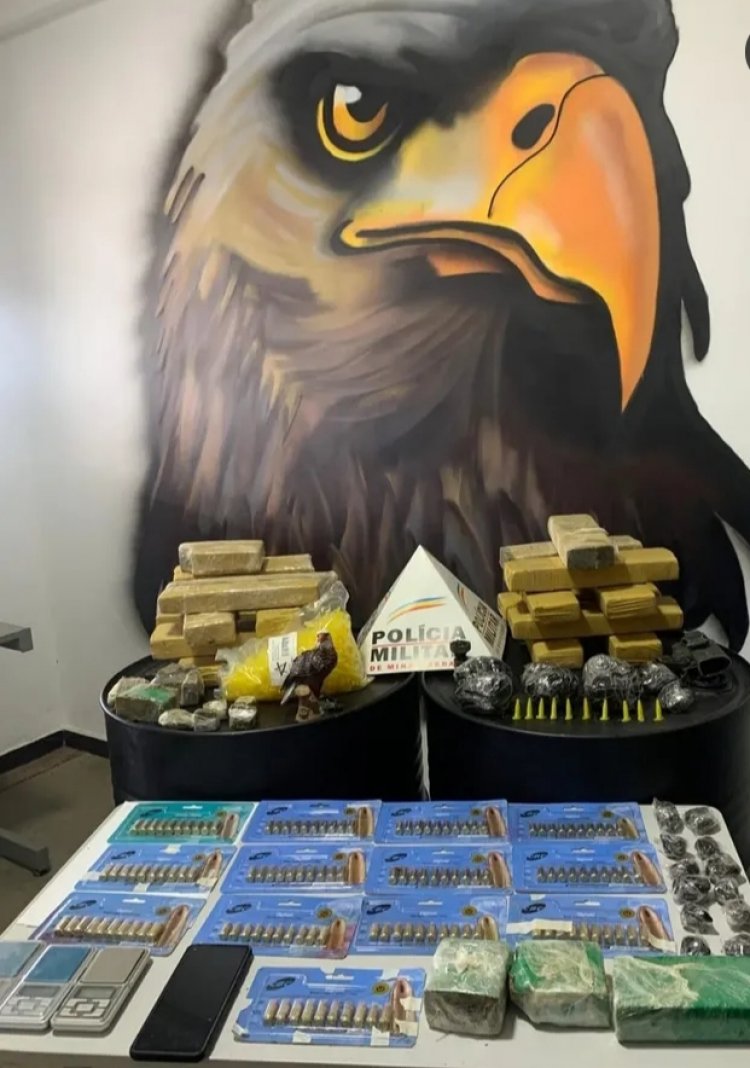 Ofensiva direta contra o tráfico: Operação Tático Móvel apreende maconha, cocaína e munições no Santa Edwirges