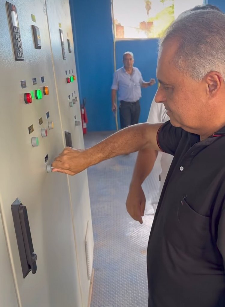 Antigo reservatório do Morada Nova é modernizado e já está jorrando água