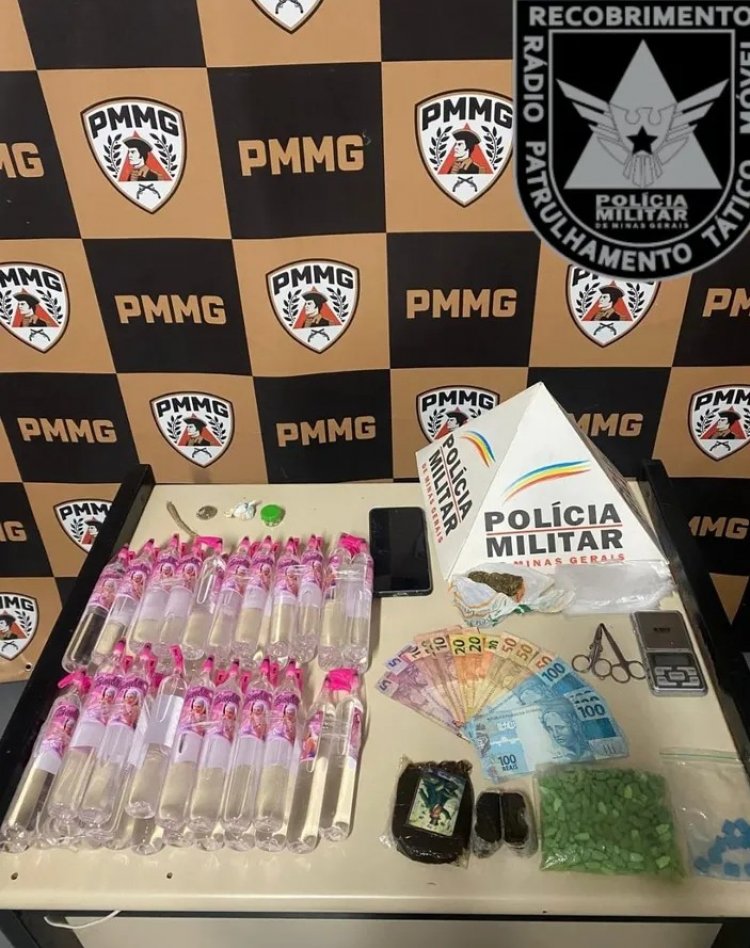 PM prende traficante e apreende drogas sintéticas em Itaúna