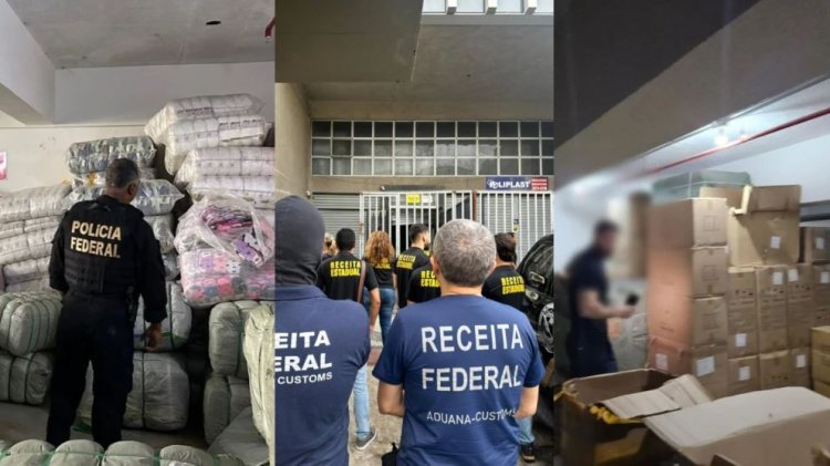 RECEITA FEDERAL - Ação fiscaliza comércio irregular de mercadorias estrangeiras