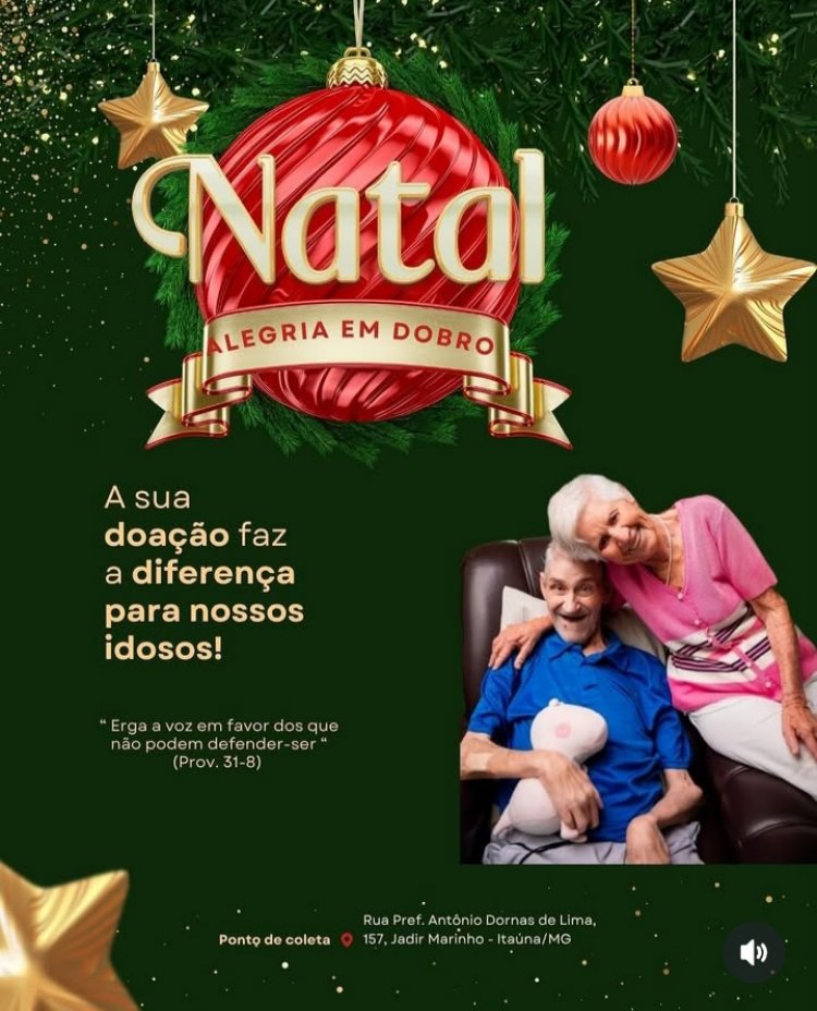 Neste Natal, a magia da solidariedade se manifesta em dobro!