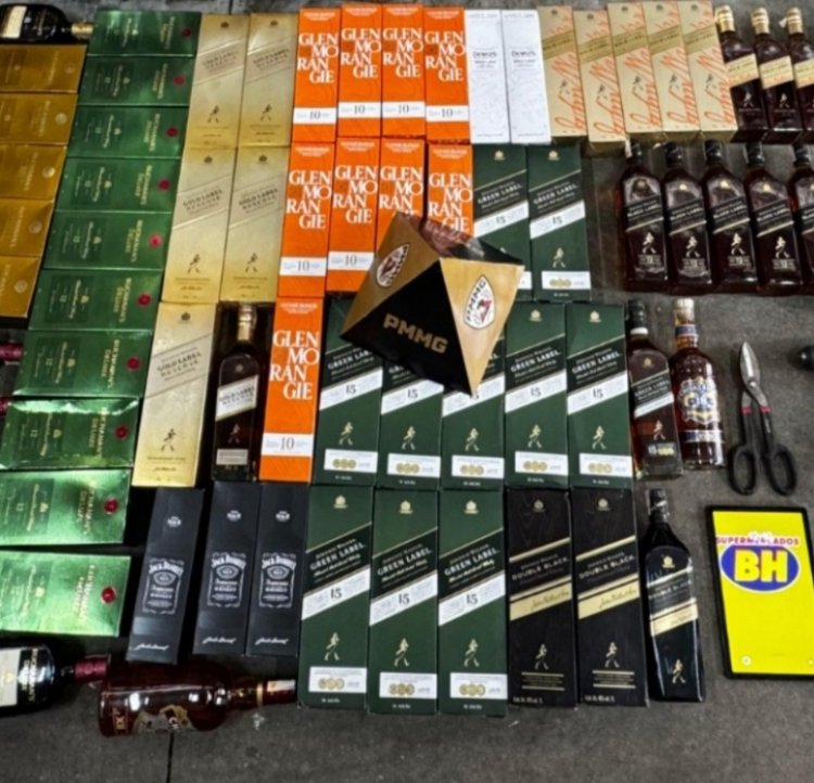 Polícia Militar recupera lote de produtos furtados em Carmo do Cajuru