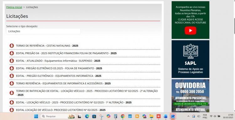 ASSESSORIA COM “ENDEREÇO CERTO?” - Câmara vai contratar consultoria/assessoria jurídica