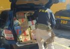 PRF apreende carga de mercadorias ilegais proveniente do Paraguai perto de Itaúna