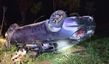 Acidente fatal na BR-354, motorista embriagado causa morte em capotamento
