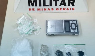 PM prende foragido e apreende drogas em Itaúna