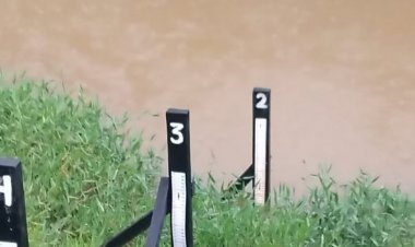 Monitoramento preventivo da  Defesa Civil de Itaúna acompanha nível do rio São João