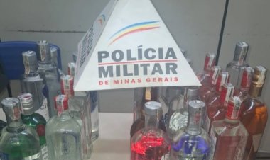 Operação policial 'Adegas do Crime ' apreende bebidas suspeitas em Itaúna