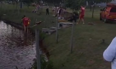 Suspeita de afogamento mobiliza bombeiros na lagoa do Boulevard Lago Sul