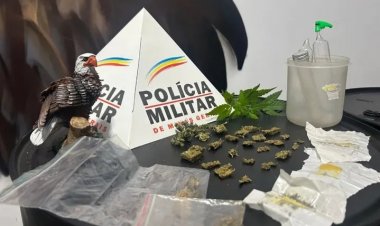 Tático Móvel desmantela ponto de venda de drogas no Novo Horizonte