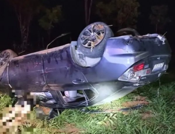 Acidente fatal na BR-354, motorista embriagado causa morte em capotamento