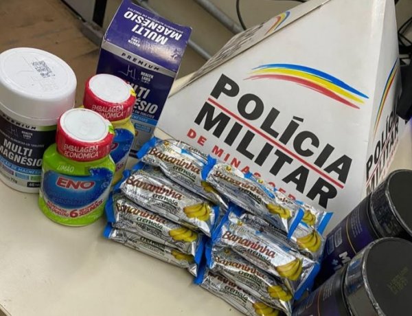 Polícia Militar detém indivíduo por tentativa de furto em estabelecimento comercial no centro de Itaúna