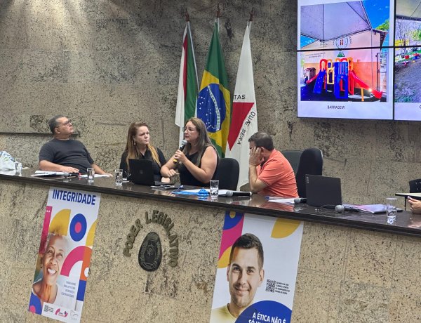 EDUCAÇÃO - Secretária expõe trabalho do setor em reunião do Legislativo
