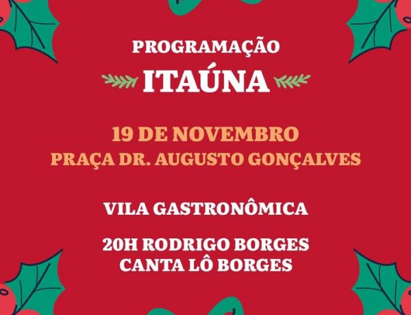 Show especial na Vila Gastronômica do Papai Noel