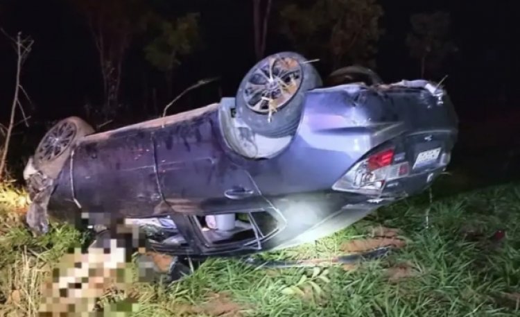 Acidente fatal na BR-354, motorista embriagado causa morte em capotamento