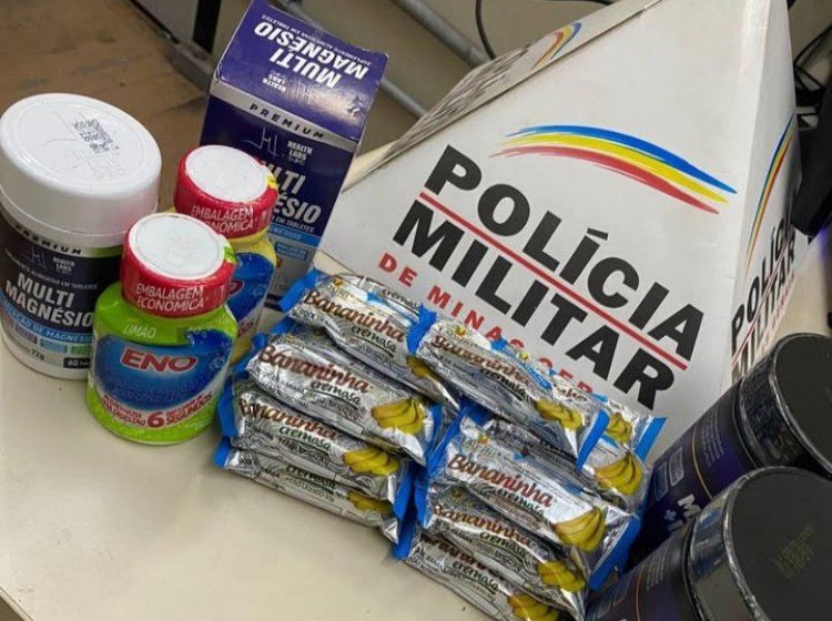Polícia Militar detém indivíduo por tentativa de furto em estabelecimento comercial no centro de Itaúna