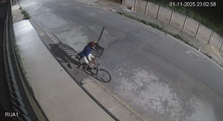 Homem furta lixeira no bairro Tropical em Itaúna