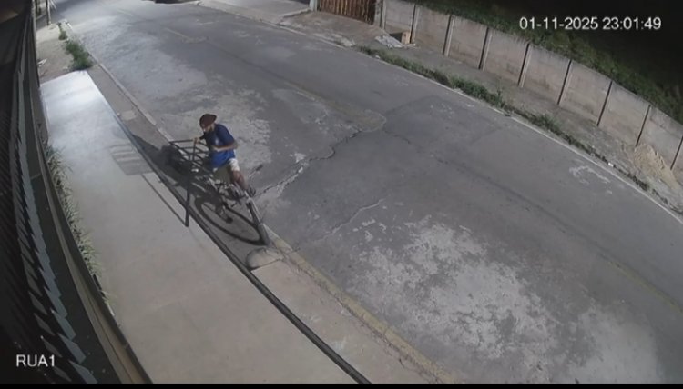 Homem furta lixeira no bairro Tropical em Itaúna