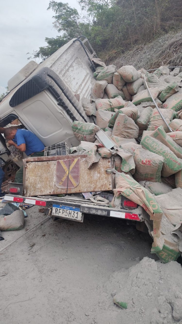 Mais um acidente grave é registrado na Serra de Igarapé sentido Belo Horizonte a São Paulo