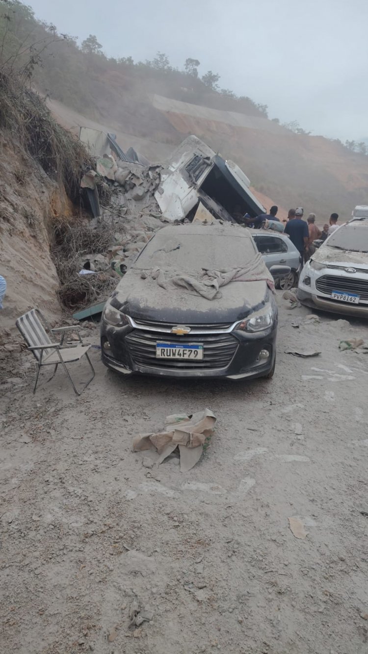 Mais um acidente grave é registrado na Serra de Igarapé sentido Belo Horizonte a São Paulo