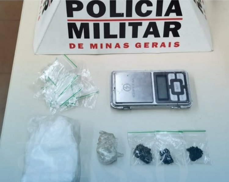 PM prende foragido e apreende drogas em Itaúna