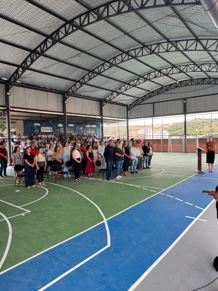 Nova quadra poliesportiva inaugurada em Itaúna homenageia educadora Magda Venâncio