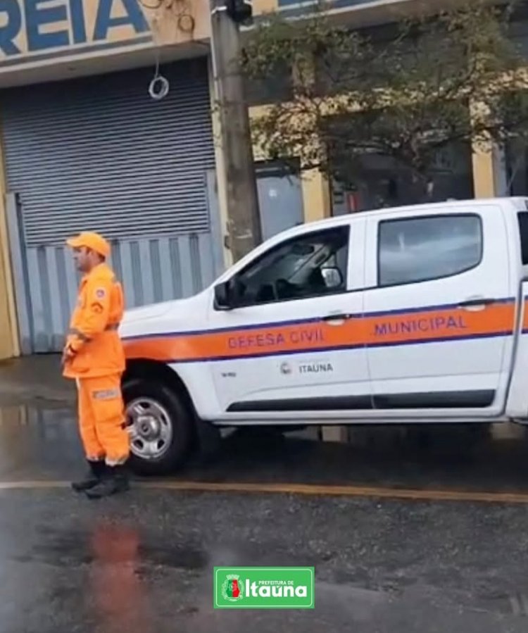 Monitoramento preventivo da  Defesa Civil de Itaúna acompanha nível do rio São João