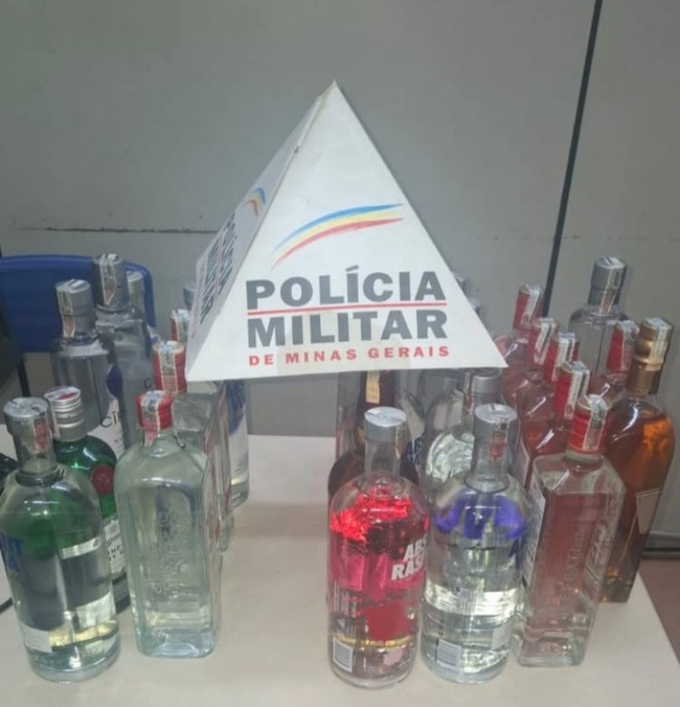 Operação policial 'Adegas do Crime ' apreende bebidas suspeitas em Itaúna