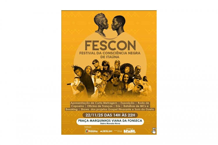 Itaúna terá 1° Festival  da Consciência Negra -