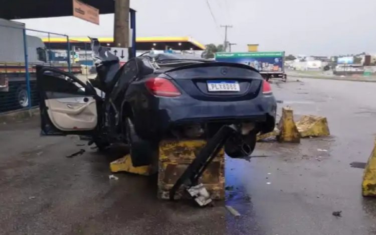 Jovem fica ferido em capotamento na MG-050, em Divinópolis