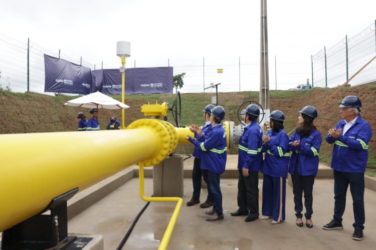 Gasoduto Centro-Oeste é inaugurado