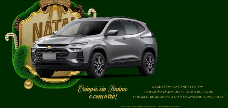 CAMPANHA de NATAL - Itaunenses concorrem a  um carro em suas compras