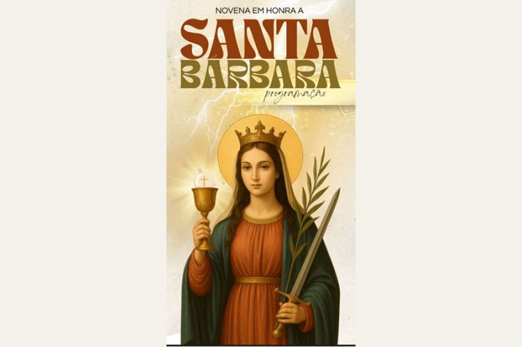 Morro do Sol homenageia Santa Bárbara